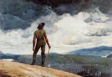 El leñador pintor del realismo Winslow Homer Pinturas al óleo